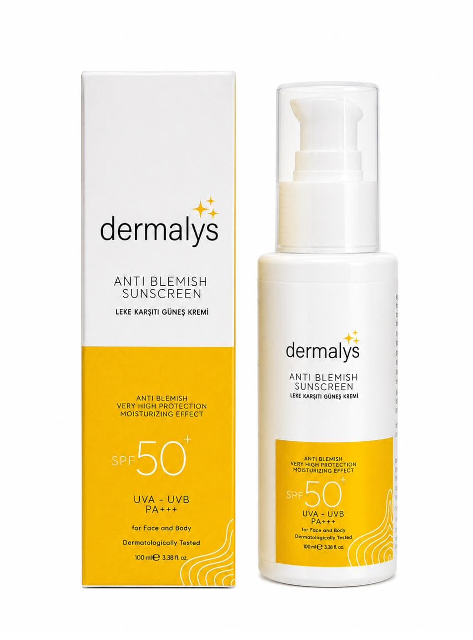 Anti Blemish Sunscreen — Dermalys ürün posteri